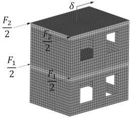 Load [kn] Progettazione edificio 250 Load-Displacement Curves Poroton P600 Gruppo 2 200