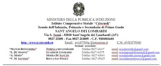 Prot. n /c del // Sant Angelo dei Lombardi li novembre Oggetto: pubblicazione graduatorie definitive e contestuali decreti di nomina.