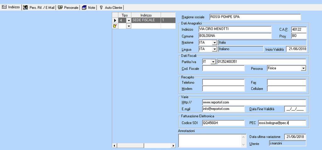 fatture emesse e ricevute. Nel caso, sono necessari per la corretta formazione del file delle fatture elettroniche XML da inviare allo SDI.