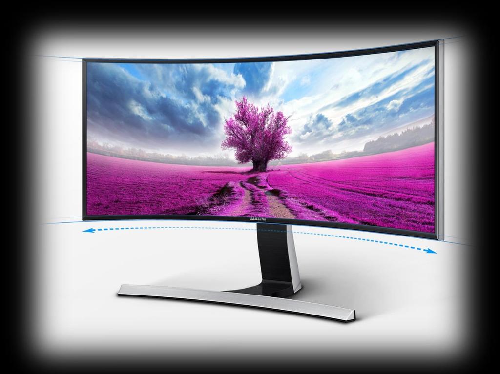 Vantaggi dei monitor curvi Design immersivo Progettati con tecnologia VA (Vertical Alignement), i monitor Samsung top di gamma SE790C e SE590C sono caratterizzati dal design innovativo con un raggio