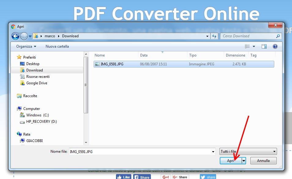 quindi di alcuna installazione sul vostro personal computer, in particolare ne segnaliamo due per la loro immediatezza e facilità di utilizzo: PDF24 Converter, software per la conversione di un file