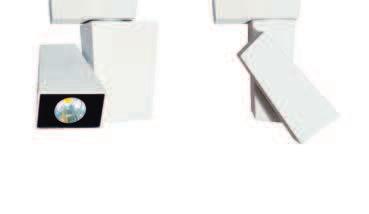 DIAMOND 1B proiettori spotlight Possibilità di orientare il prodotto su due