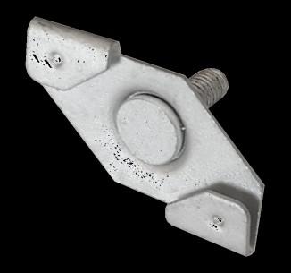 suspension hole) Caratteristiche: in acciaio zincato verniciato bianco.
