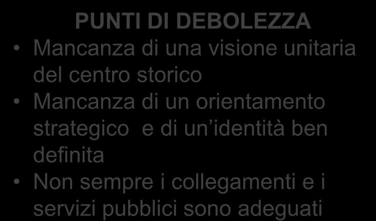 sono adeguati OPPORTUNITÀ Nuovi modelli di consumo e di acquisto legati