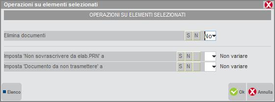 Confermando la finestra, l elenco dei documenti viene ridisegnato riportando esclusivamente gli elementi che soddisfano le selezioni impostate dall utente.