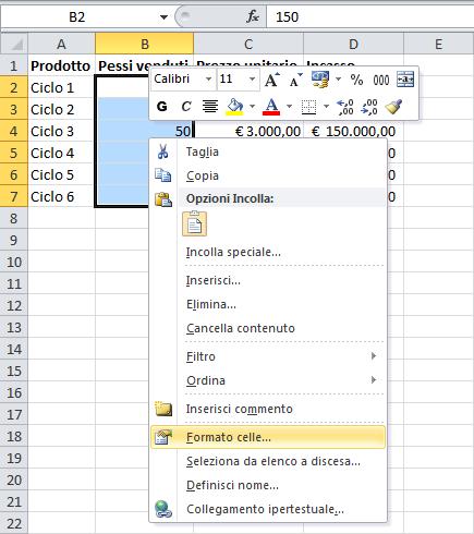 TABELLE E BORDI I bordi rappresentano uno degli elementi fondamentali nella formattazione di un foglio elettronico.