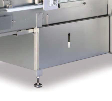 This machine can be integrated into an existing production line or