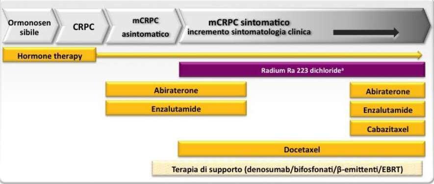 In conclusione nella malattia ormono sensibile: Docetaxel è la preferenza nei pazienti ad alto volume di malattia In attesa di maggiori evidenze per i pazienti a basso volume da valutare uso