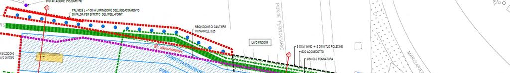 MACROFASE 1 (agosto novembre 2015) Spostamento, a ridosso della spalla sul lato