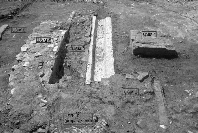 FONTE NUOVA, NOMENTANA-BIS., c) SALVATORETTO. PIANTA sepoltura del bambino avvenne verosimilmente nel periodo di abbandono delle strutture.