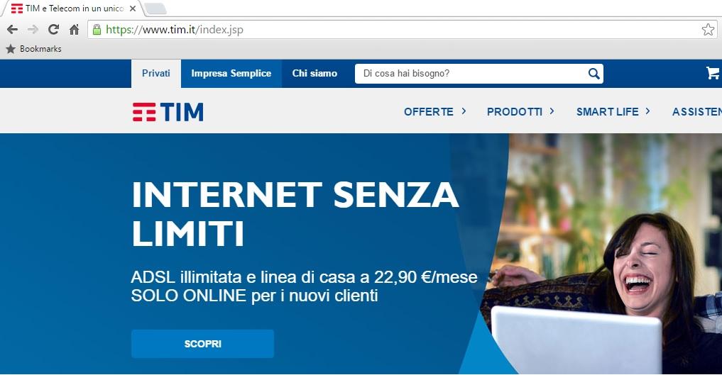 24 La funzione è ora attiva, puoi iniziare quindi a navigare in Internet