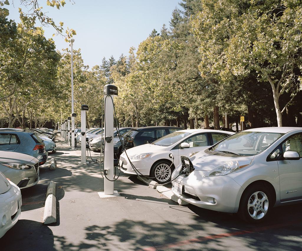 Business charge point, Mountain View, California, 2017.