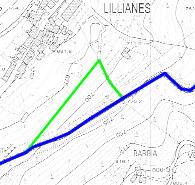 2.1.2 INTERFERENZA: Comune di Lillianes - Interferenza località Crest In questo tratto il metanodotto in