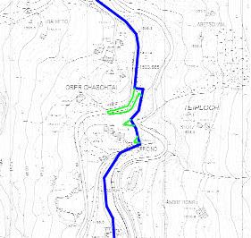 2.1.5 INTERFERENZA: Comune di Gressoney Sait Jean Interferenza località Officinò In località Officinò, per non interferire con il tornante della