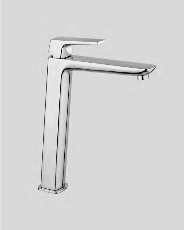 492600009001 492600009006 492700009021 492700009026 Miscelatore monocomando per lavabo alto, senza scarico // High single lever basin mixer, without pop-up waste sporgenza 170 mm.