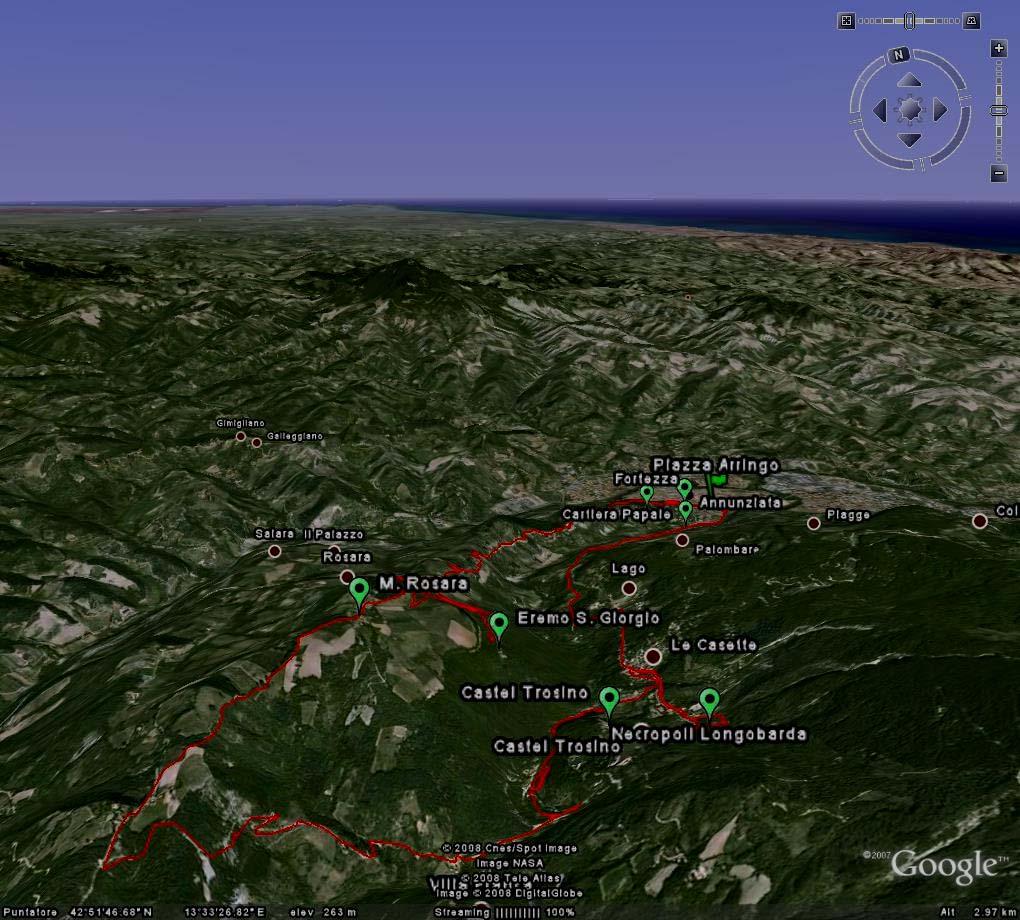 IMMAGINE GOOGLE EARTH - VISTA