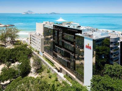 HOTEL ARENA IPANEMA **** RIO DE JANEIRO o similare Situato a soli 100 metri dalla famosa spiaggia di Ipanema, l'arena Ipanema Hotel offre una piscina all'aperto, una