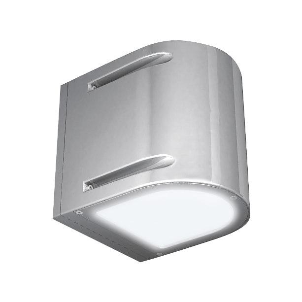 LAMPADE DA ESTERNO K90 Lampada in materiale termoplastico, con base in alluminio pressofusoi, diffusore in vetro satinato, colore nero. Dimensioni: 16x25x9,5cm Lamp.: 1x60W - E27 COSTO LISTINO.
