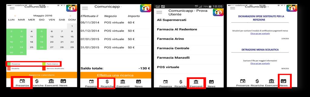 CODICE UTENTE, RIFERIMENTI TELEFONICI PER TECNOLOGIA SET, LOGIN E PASSWORD Codice Utente di Password: (Da modificare al primo accesso) Codice Disdetta pasti: Numero disdetta telefonica cellulari: