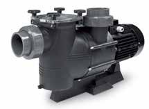 ody pump and pre-filter made of reinforced polypropylene with fiberglass ronze or plastic impeller depending on the model Shaft and pre-filter drum in stainless steel Three-phase -rotating at 3000 r.