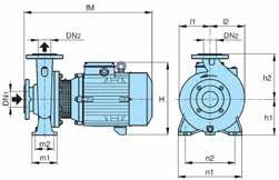 induzione 2 poli, 50 z (n 2900 1/min) Trifase 230/400 V ± 10%, fino a 3 ; 400/690 V ± 10%, da 4 a 75 Isolamento classe F.