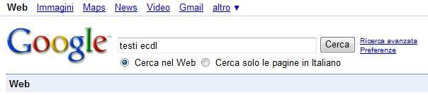 Testi consigliati http://www.ecdl.