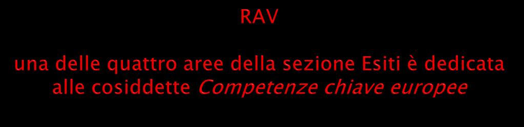 Riferimento: Raccomandazione Parlamento-Consiglio UE 2006 (non le analoghe Competenze chiave di