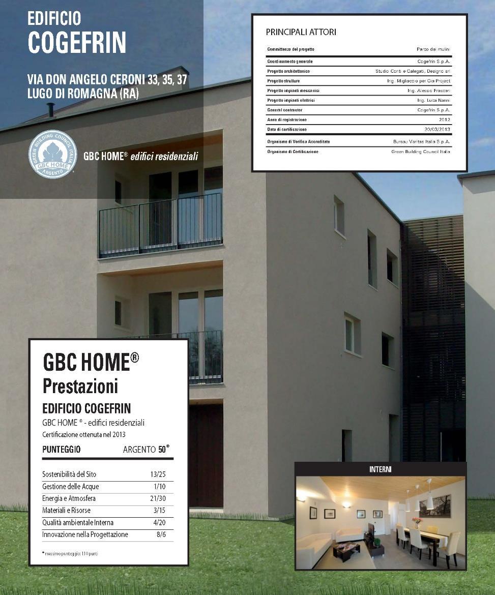 di edifici certificati GBC HOME