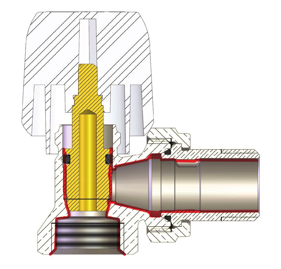 aperta valve open valvola chiusa valve closed o-ring scorre su superficie sporca o-ring moves along the dirty area asta in un pezzo