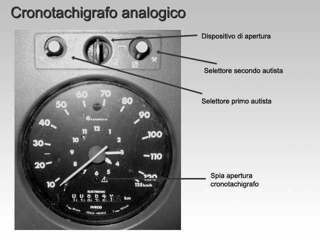 Cronotachigrafo analogico e digitale (reg. 3821/1985 reg.