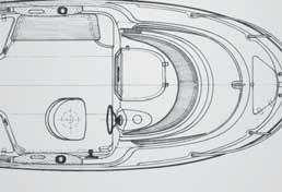 43Ocruiser Comfort : Cabina dotata di