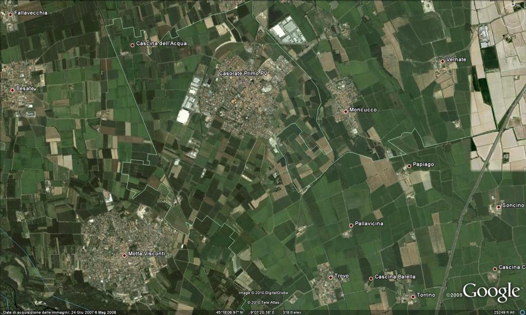 Foto aerea 2007 (fonte Google Earth) Marzo