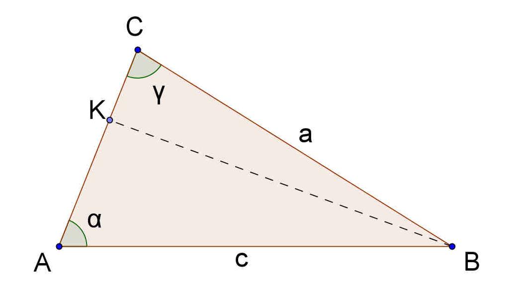 Teorem dei seni In un tringolo qulsisi ABC si h: b c senγ Dimostrzione Considerimo l ltezz CH: