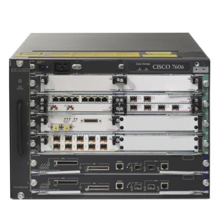 1 Gbps; Concurrent Connections: 1,600,000 Router Perimetrale Cisco 7606: