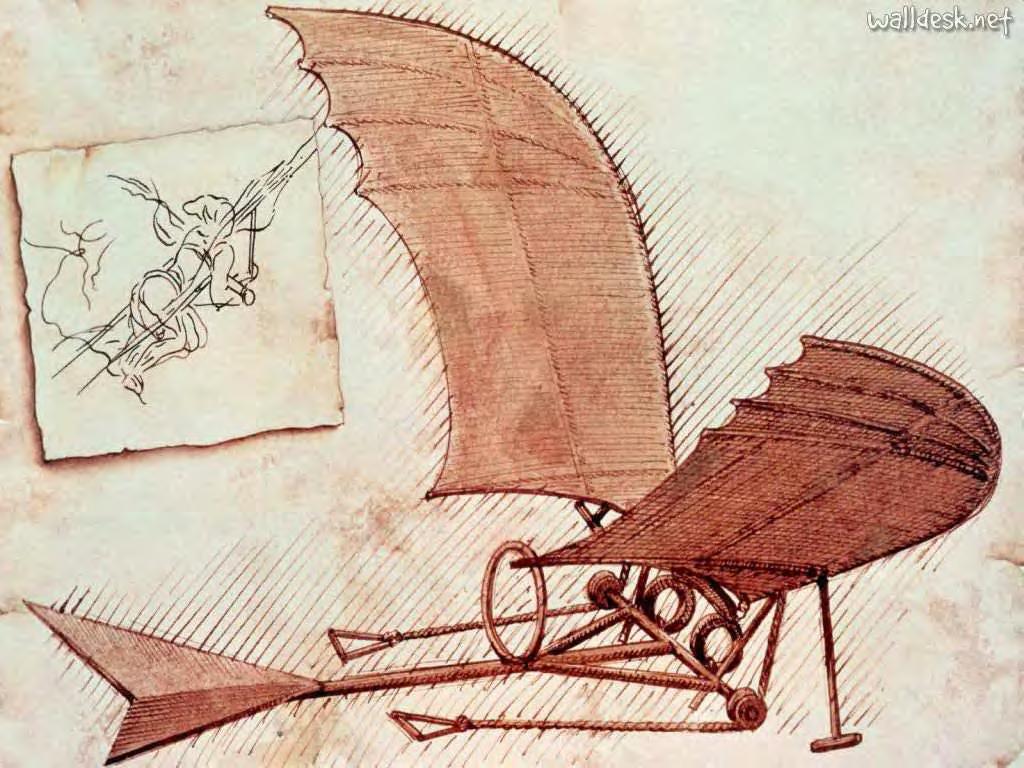Studi sulle macchine volanti Leonardo da Vinci