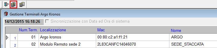 NOTA: Per le sedi staccate, gestite tramite Modulo Remoto, questa funzione non è disponibile; tutte le anagrafi, immesse su Modulo Web, sono considerate attive di default. 1.