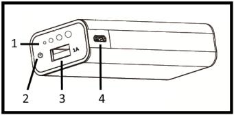 Pagina 4 de 8 Volume di consegna Intenso Powerbank A5200 Cavo di ricarica Micro USB Istruzioni per l uso Dati tecnici Dimensioni: Ricezione mass. di corrente (input): Cessione mass.