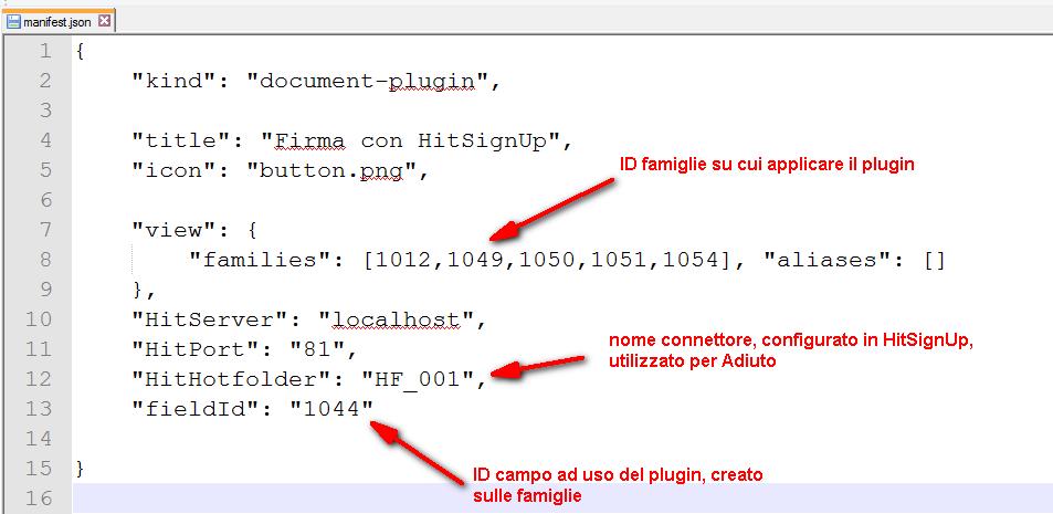 PARTE 1 Configurazione Adiuto Installazione e Configurazione plugin di firma grafometrica Aggiungere, in tutte le famiglie che dovranno subire un processo di firma, un campo di tipo stringa