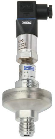 Pressione Sensore di pressione di alta qualità con separatore a membrana montato Con attacco filettato, esecuzione saldata Modello DSS34T Scheda tecnica WIKA DS 95.