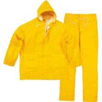 1064148 taglia XL cod. 1064155 taglia XXL cod. 1101843 taglia XXXL cod. 1101850 IMPERMEABILE R 95 Completo giacca e pantalone con custodia. Colore giallo taglia M cod.