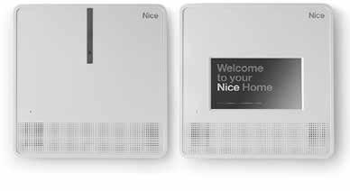 Elementi del sistema MyNice Centrali MNCUT Centrale MyNice 99 Zone in 6 Aree, Radio Bidirezionale DualBand con Touch Screen a colori 7". Alimentazione 230 V con batteria di backup 6 V 1,2 Ah.