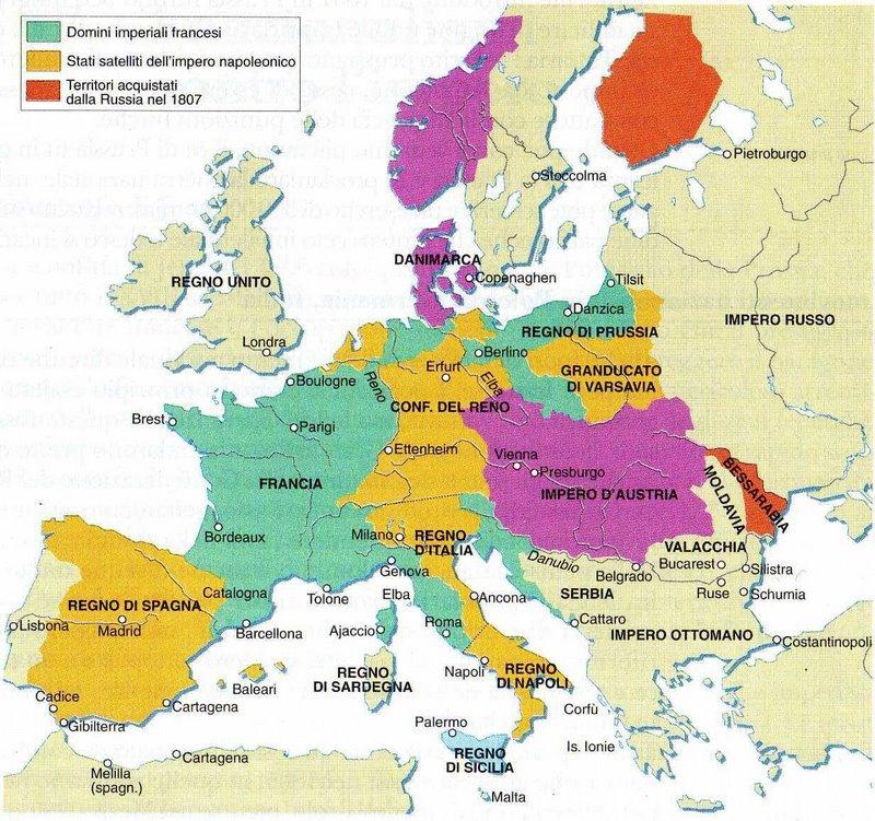 È creata la Confederazione del Reno; occupati Portogallo e Spagna.