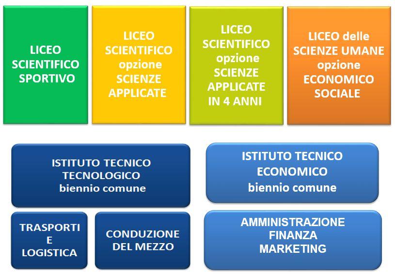 I CORSI Gli indirizzi di studio per le classi prime, definiti a seguito della riforma della scuola secondaria di secondo grado, sono: LICEO SCIENTIFICO SPORTIVO LICEO SCIENTIFICO - opzione delle