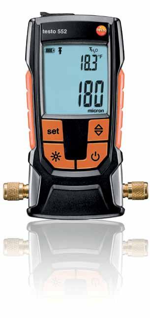 testo 552 Manutenzione di impianti di refrigerazione sì.