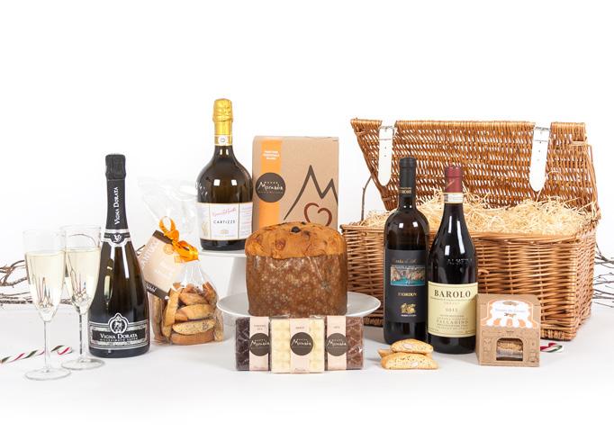 2 5 1 7 8 L U X U R Y X M A S W I N E H A M P E R The luxury wine hamper with Panettone and other indulgent sweets. 1. Franciacorta Saten, Millesimato 2.