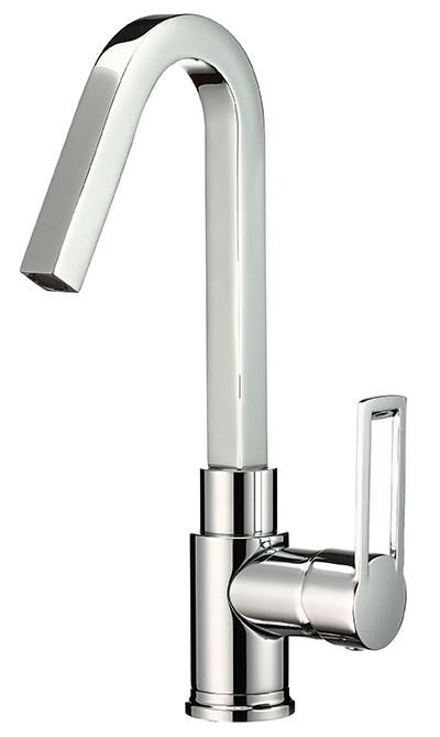 311 Miscelatore lavabo prolungato con scarico High-rise single lever basin mixer with pop-up