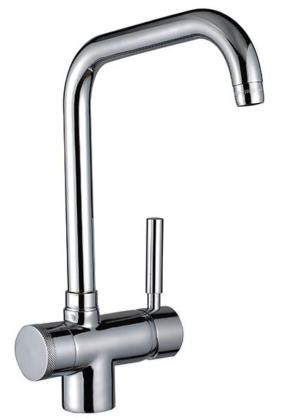 36 ET.111 canna P oppure U Ø26 mm. Single lever single-hole sink mixer with P or U spout Ø26 mm. Mitigeur évier monotrou bec à P ou U Ø26 mm. ET.011 laterale canna a U oppure P Ø26 mm.