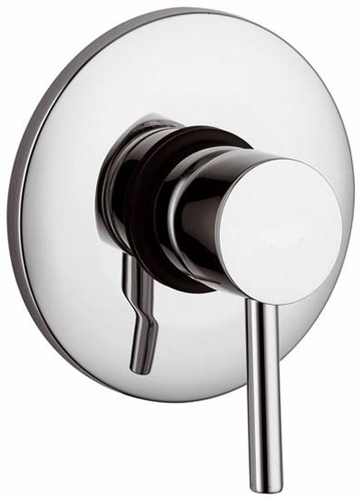 Single lever bath-shower mixer with shower set.