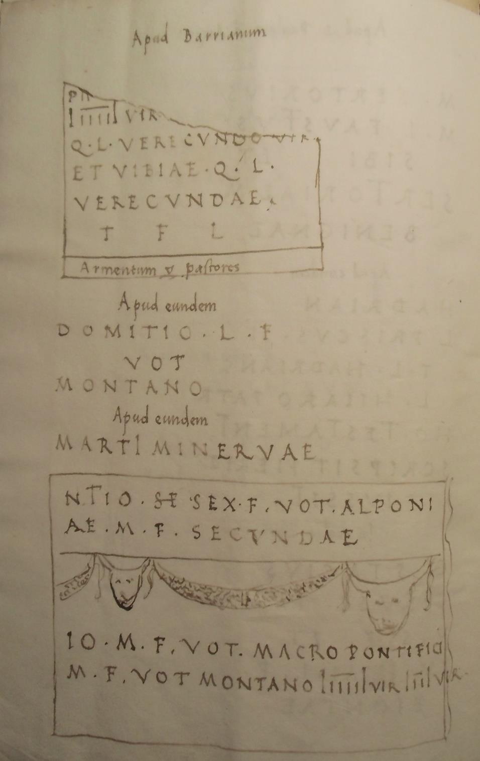 3.4. Bergamo, Arch. Capitolare, 969, IV, Delle lapidi e antiche iscrizioni di Bergamo. Ms.