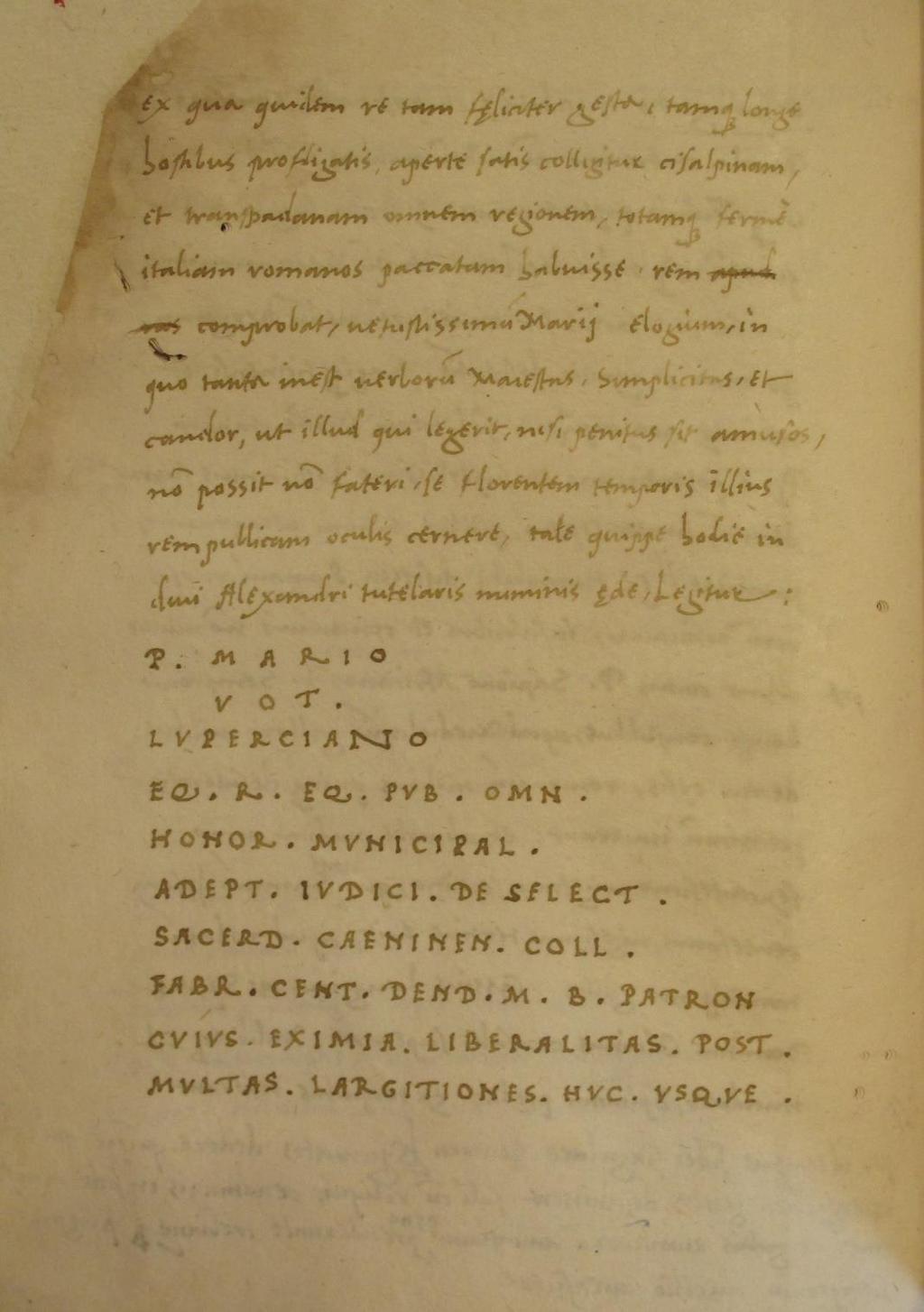 3.5. Bergamo, Bibl. Civica A. Mai, Salone Cassapanca 1. I. 3, 62, F.